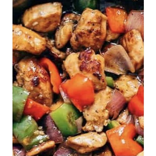 Garlic and Pepper Chicken Stir-Fry (4 oz)
