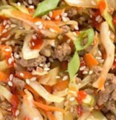 Hamburger Cabbage Stir Fry (4 oz)