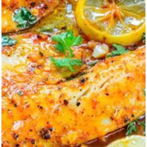Garlic Lemon Roasted Tilapia (4 oz)