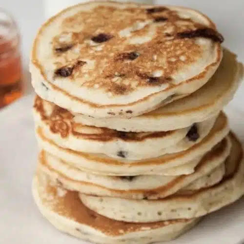 Chocolate Chip Protein Pancakes