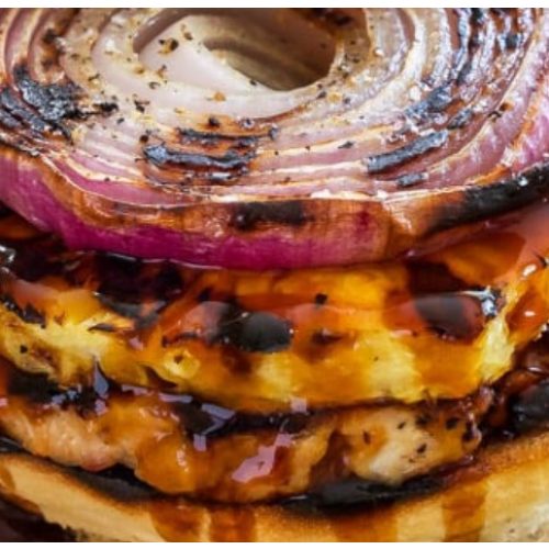 Teriyaki Turkey Burger with Grilled Pineapple (4oz)